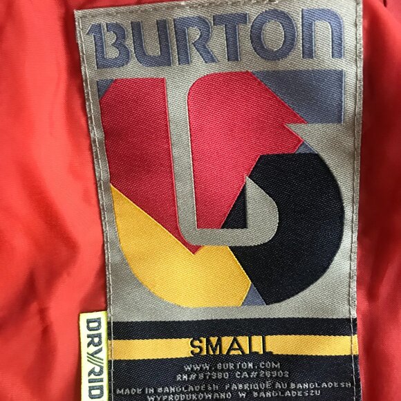 Burton Poacher Dry Ride Men's Insulated Ski Snowboard Jacket Size Small Used - Picture 12 of 12